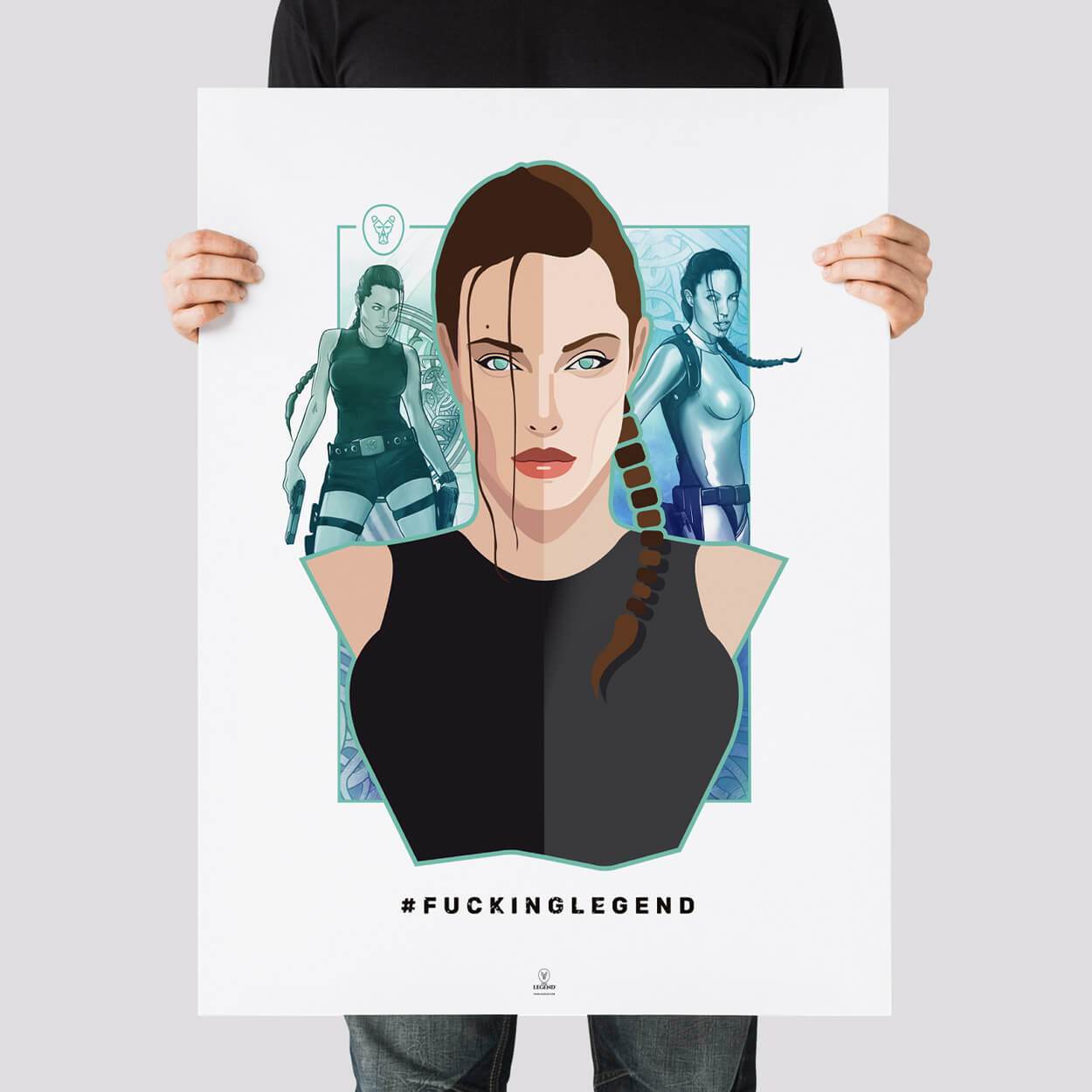 
                  
                    Poster "Lara" 50 x 70 cm - FK'NG LEGEND
                  
                