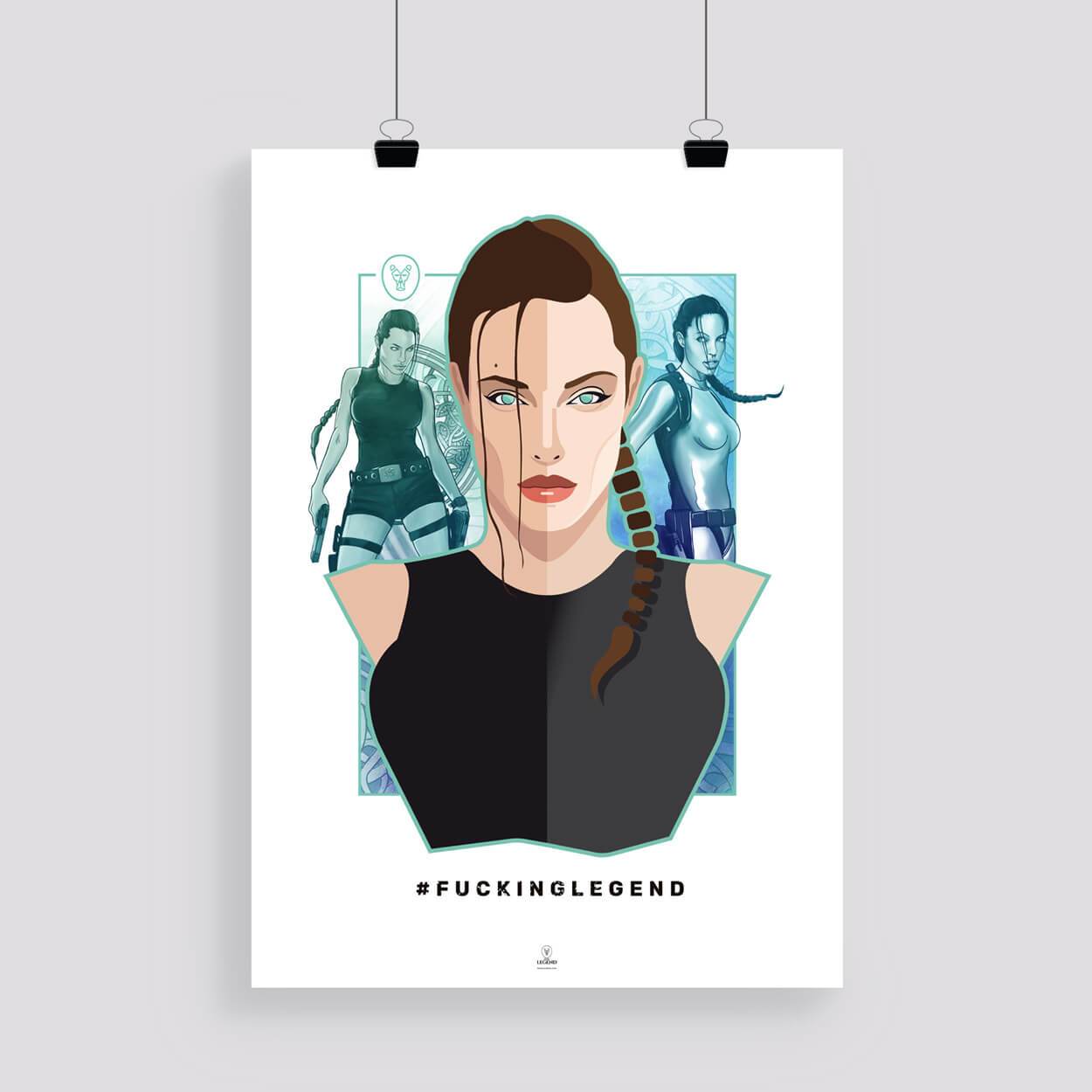
                  
                    Poster "Lara" 50 x 70 cm - FK'NG LEGEND
                  
                
