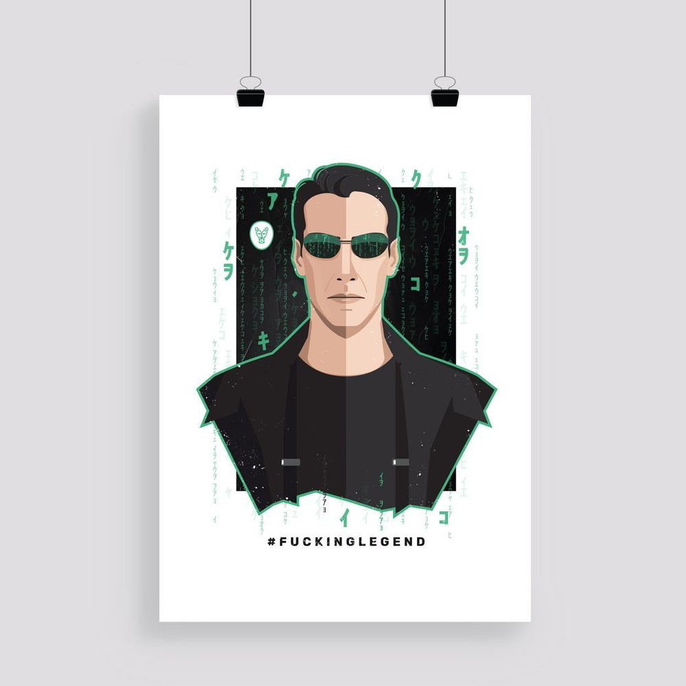 Poster "Neo" 50 x 70 cm - FK'NG LEGEND