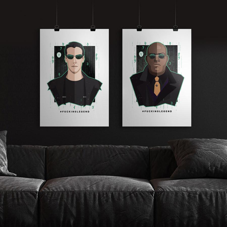 
                  
                    Poster "Neo" 50 x 70 cm - FK'NG LEGEND
                  
                