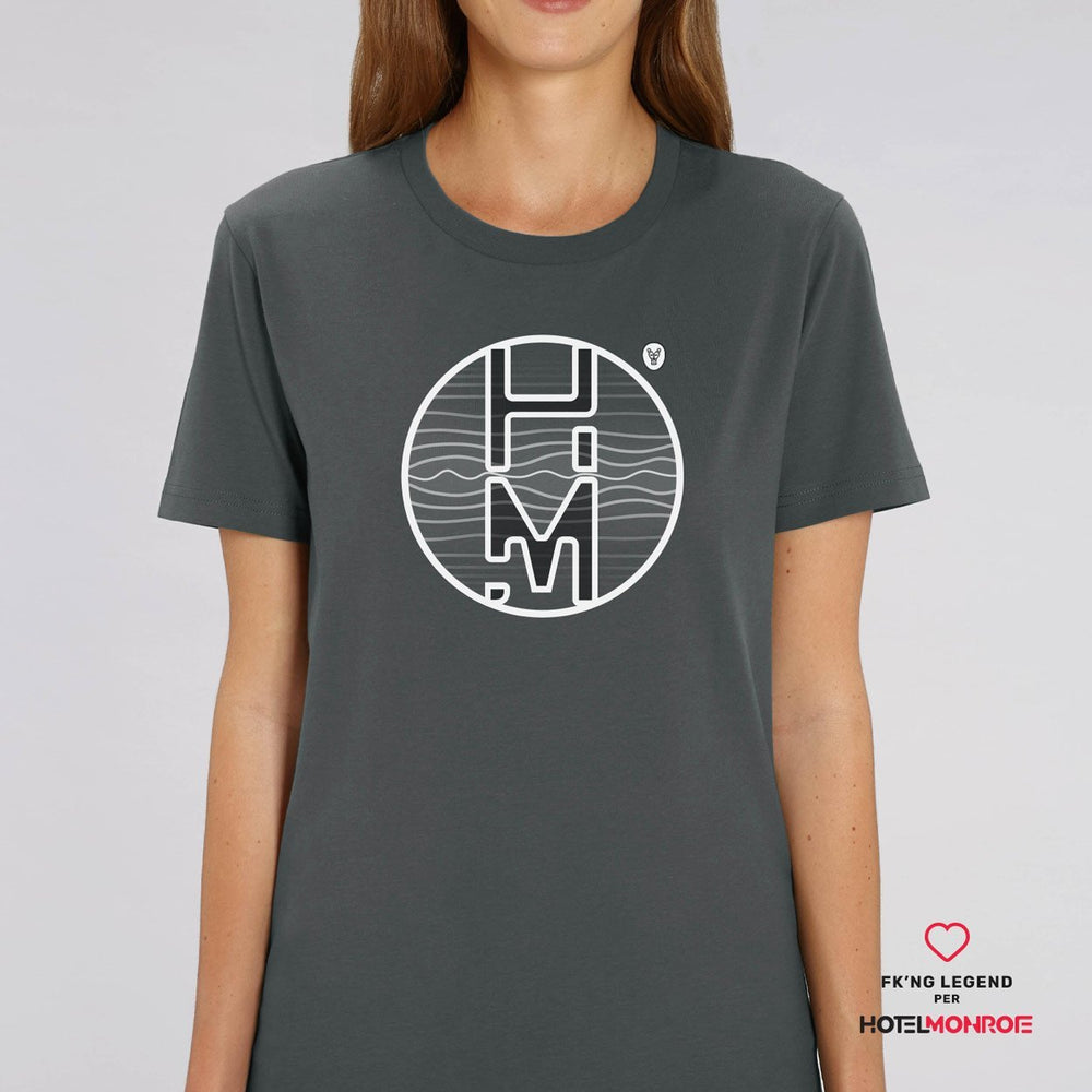 T-Shirt UNISEX - HOTEL MONROE - Grey - FK'NG LEGEND